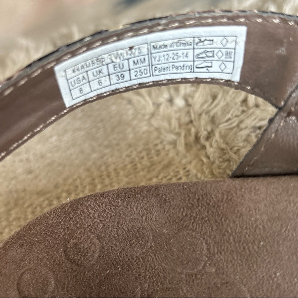 VIONIC Snakeskin Patterned Sandals Adjustable Sz 8 EXC CONDITION - Picture 7 of 8